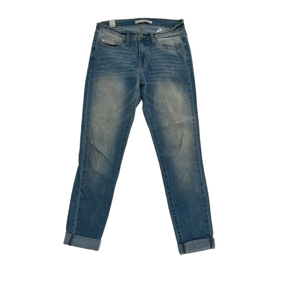 KanCan Cuffed Hem Distressed Skinny Jeans Size 25 Women’s - Picture 1 of 5